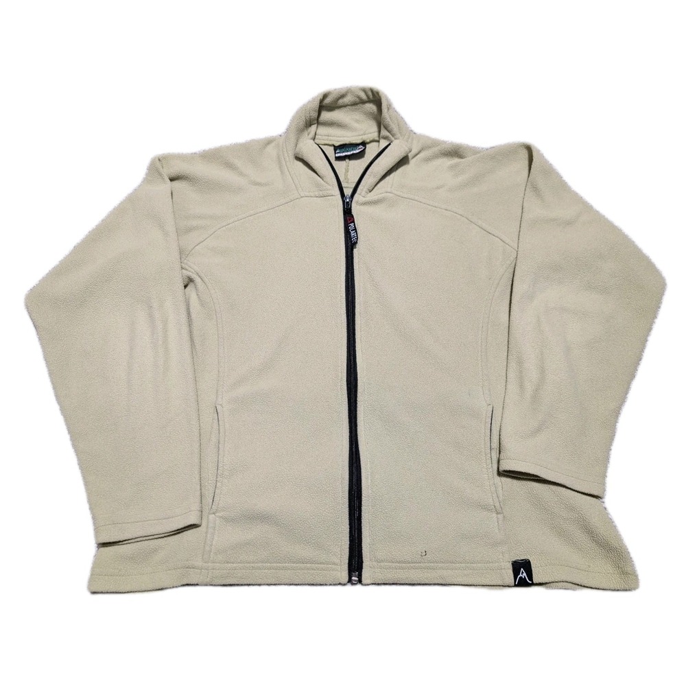 Avalanche Performance Women's Full Zip Fleece Sweater Large Vintage‎ Made In USA
